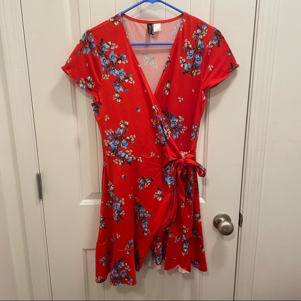 H&M Floral Wrap Dress
